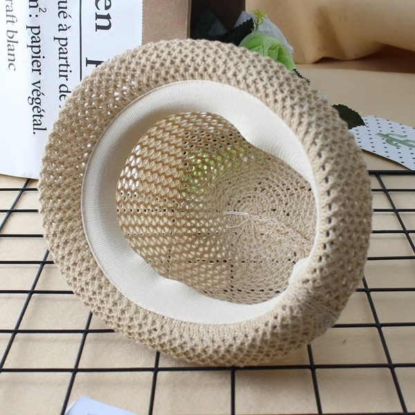 Palarie de plasa pentru copii pentru baieti si fete cu elemente de curea si matura