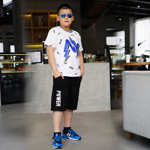 Set copii - tricou cu imprimeu si pantaloni scurti 3/4