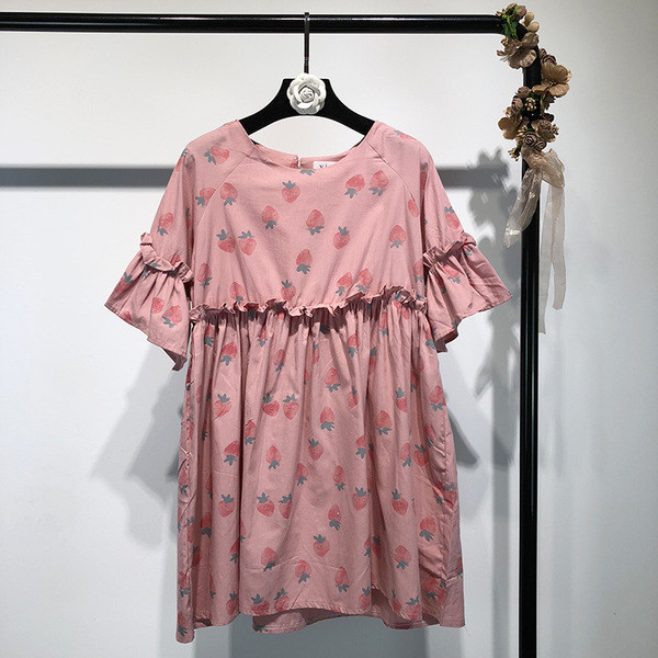 Rochie casual de dama cu maneci late 3/4 in diferite culori