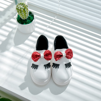 Πιδικά κοριτσίστικα παπούτσια σε τρία χρώματα με 3D διακόσμηση