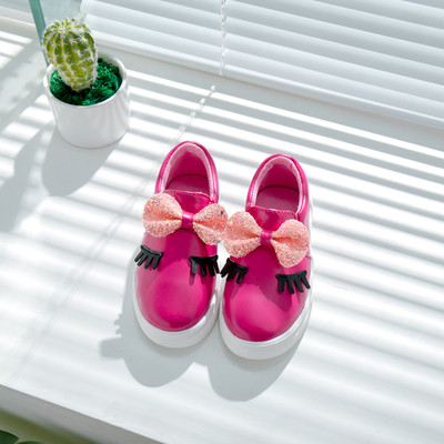 Πιδικά κοριτσίστικα παπούτσια σε τρία χρώματα με 3D διακόσμηση