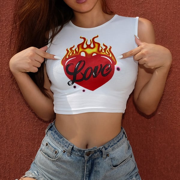 Maieu scurt de damă cu aplicație