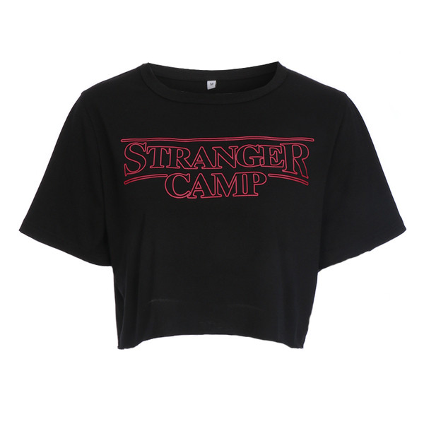 Tricou scurt de dama cu inscriptie in trei culori