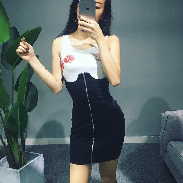 NOU fusta neagra slim dama cu talie inalta si fermoar