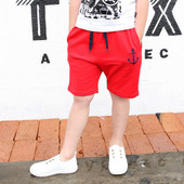 Pantaloni scurți pentru băieți în trei culori cu broderie
