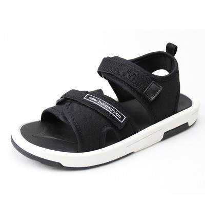 Ανδρικά σανδάλια σε μαύρο και άσπρο χρώμα