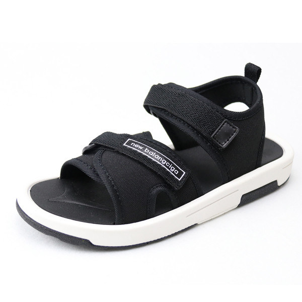 Ανδρικά σανδάλια σε μαύρο και άσπρο χρώμα