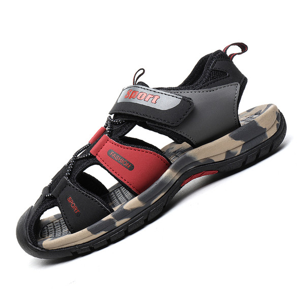 Ανδρικά αθλητικά περιστασιακά σανδάλια με καμουφλάζ στοιχεία