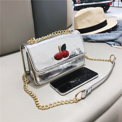 Geantă mică de damă cu decor 3D cu mâner lung în cinci culori