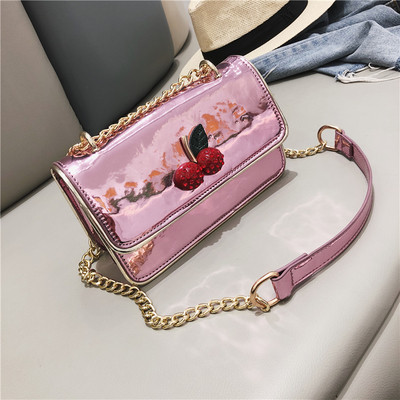 Geantă mică de damă cu decor 3D cu mâner lung în cinci culori