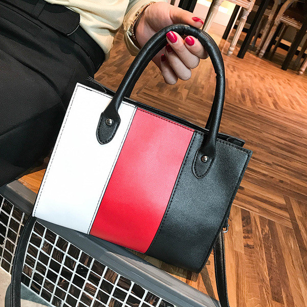 Geanta de dama cu manere scurte si lungi in trei culori