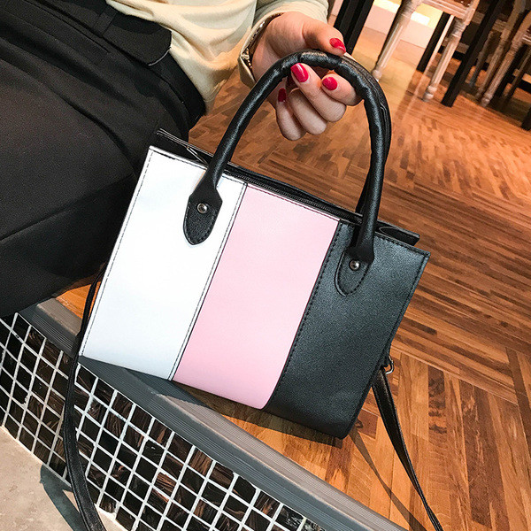 Geanta de dama cu manere scurte si lungi in trei culori