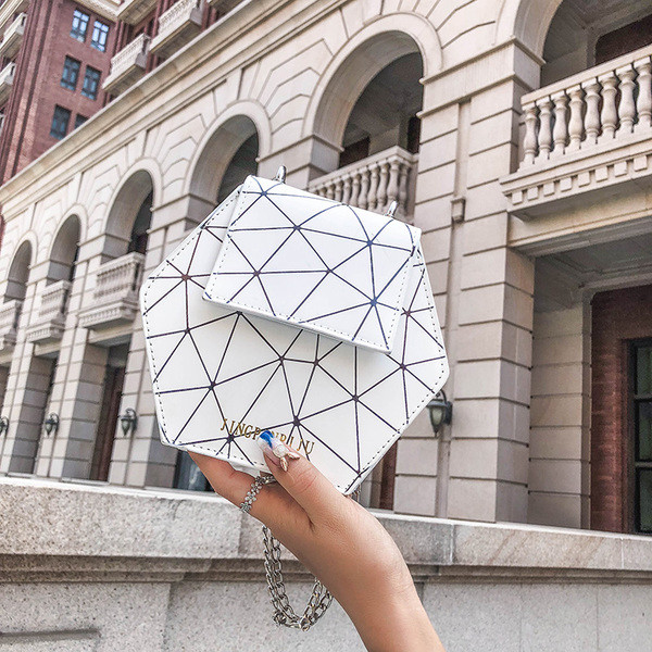 Geantă mică de mână în trei culori