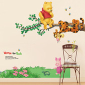 Kids αυτοκόλλητο τοίχου - Winnie the Pooh και τους φίλους