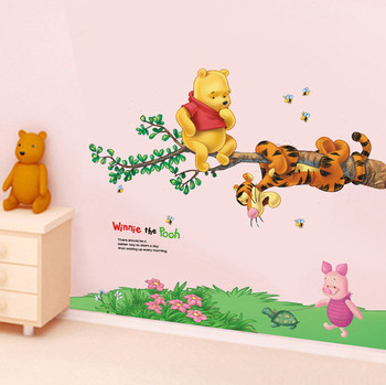 Kids αυτοκόλλητο τοίχου - Winnie the Pooh και τους φίλους
