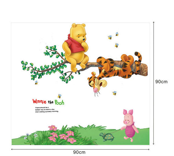 Kids αυτοκόλλητο τοίχου - Winnie the Pooh και τους φίλους