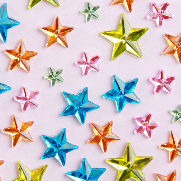 Παιδικά αυτοκόλλητα με 3D διακοσμητικές πέτρες 