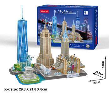 Ню Йорк и Париж 3D пъзели