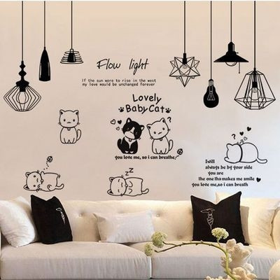 Autocolant de perete în diferite modele