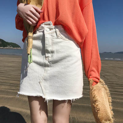 Fusta de dama din denim in doua culori