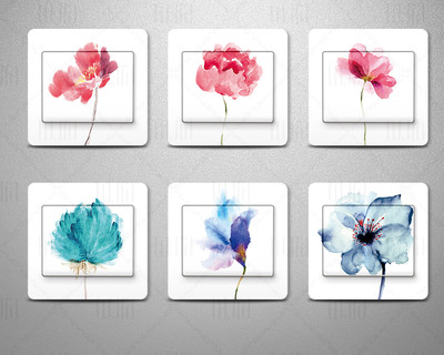 Mici autocolante decorative pentru decor - 6 piese