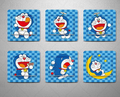 Mici autocolante decorative pentru decor - 6 piese