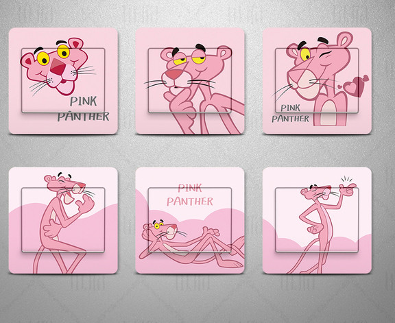 Mici autocolante decorative pentru decor - 6 piese