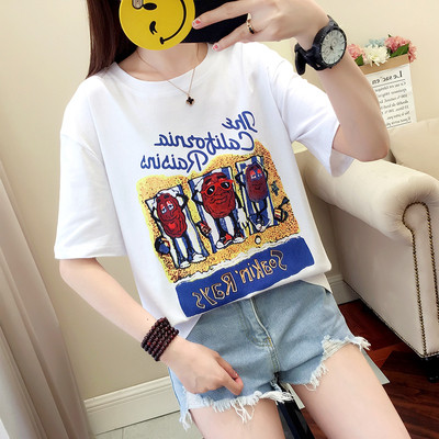 Γυναικείο μπλουζάκι με διαφορετικά χρώματα