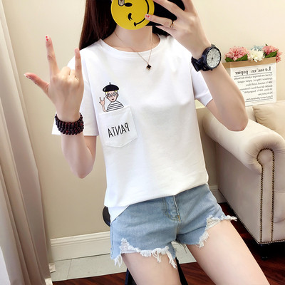 Γυναικείο μπλουζάκι με διαφορετικά χρώματα