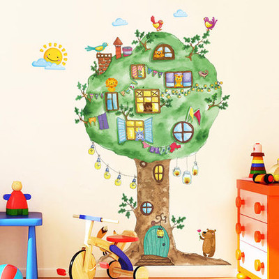 Αυτοκόλλητο τοίχου κατάλληλο για παιδικό δωμάτιο