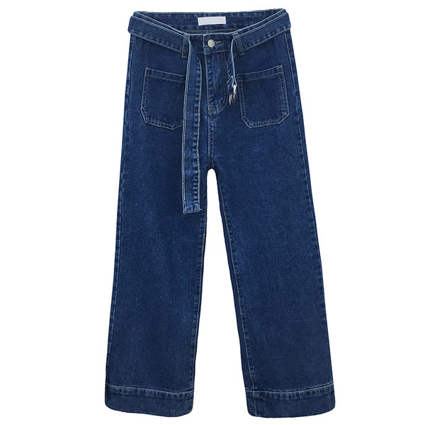 Blugi de dama cu model cu talie inalta