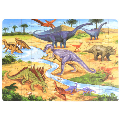 Пъзел от дърво за деца с 84 части