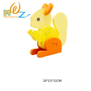 Puzzle 3D din lemn pentru copii