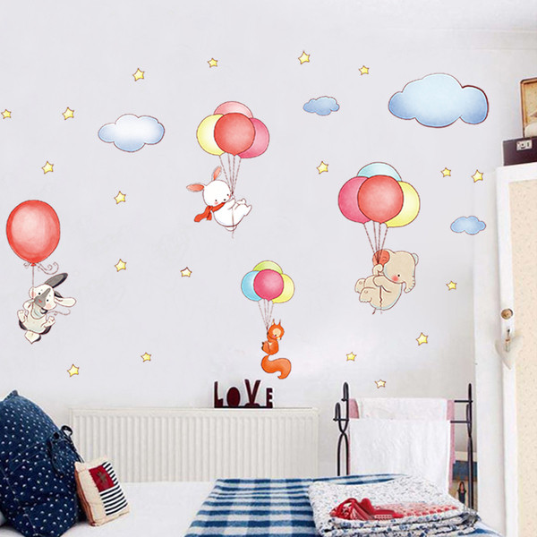 Αυτοκόλλητα τοίχου κατάλληλα για παιδικό δωμάτιο