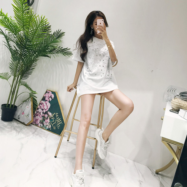 Rochie de dama in alb si negru