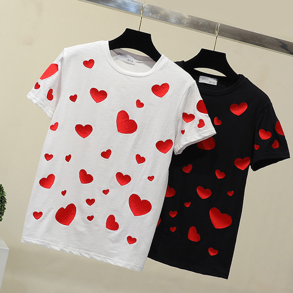 Γυναικείο μπλουζάκι με καρδιά