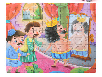 Puzzle din lemn pentru copii din 100 de elemente