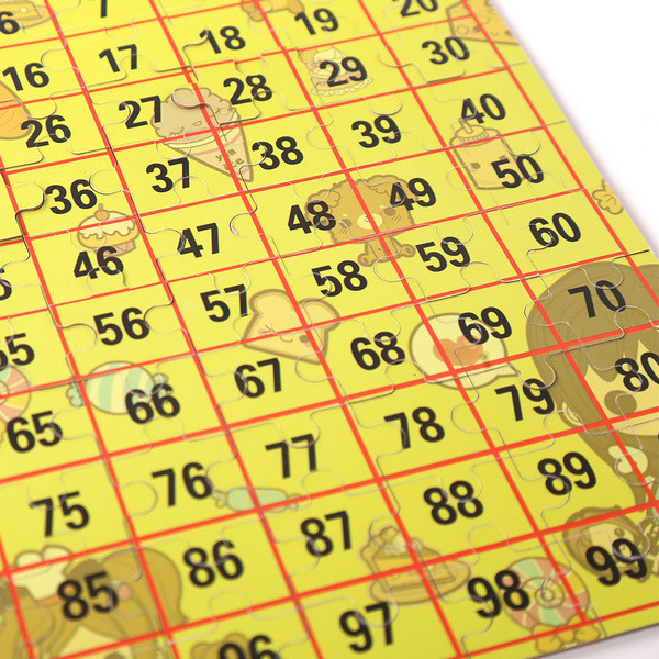 Puzzle din lemn pentru copii din 100 de elemente