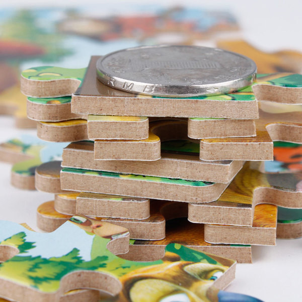 Puzzle din lemn pentru copii din 100 de elemente