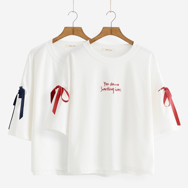 Γυναικείο μπλουζάκι με φαρδιά μανίκια