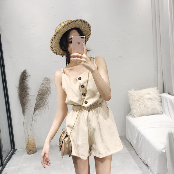 Salopetă largi de damă în trei culori