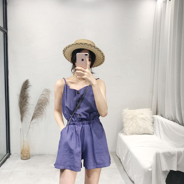 Salopetă largi de damă în trei culori