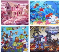 Puzzle din lemn de 300 de elemente