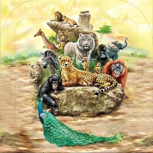 Puzzle din lemn de 300 de elemente