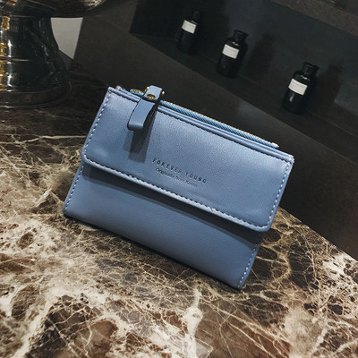 Γυναικείο πορτοφόλι με επιγραφή σε τέσσερα χρώματα