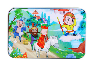 Ξύλινο παιδικό παζλ από 20 κομμάτια και με μεταλλικό κουτί