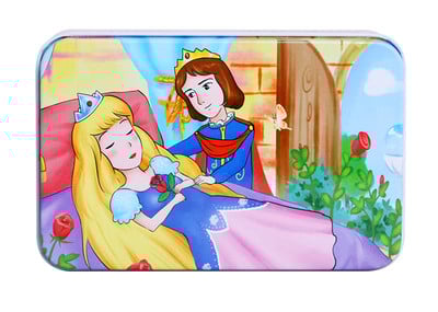 Ξύλινο παιδικό παζλ από 20 κομμάτια και με μεταλλικό κουτί