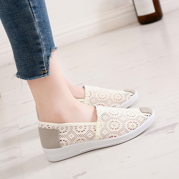 Γυναικεία πλεκτά μοκασίνια σε τρία χρώματα