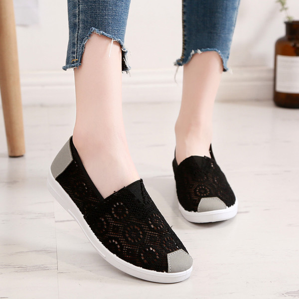 Γυναικεία πλεκτά μοκασίνια σε τρία χρώματα