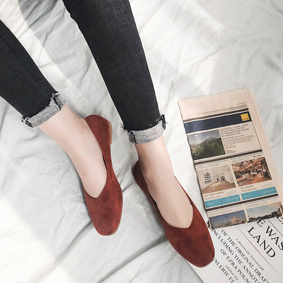 Mocasini de dama din piele intoarsa in mai multe culori